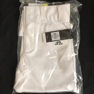 Adidas Straight leg open bottom baseball pants